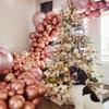 Metallic Balloon Set Birthday Party Decoration Wedding Baby Shower Party Prop Arrangement Internet Famous Metal Balloons