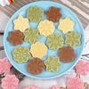 Christmas Cookie snowflake mold 3D Plastic Press Type Cookie Mould Baking Tools New Year Party Household Baking Seal stamp mold