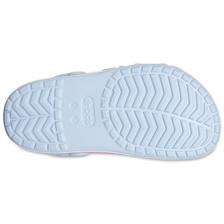 Crocs Classic Clog EVA Printed Logo Unisex Clogs Blue 207806-4JQ