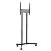 Rolling TV Stand Mobile TV Cart Holds Up To 88 Lbs for 32-65 Inch Screens