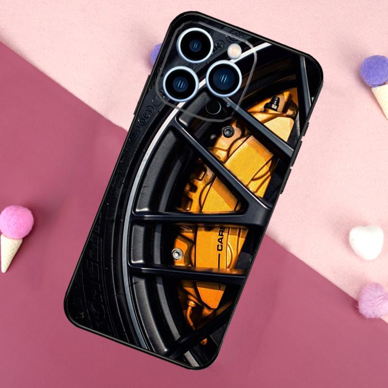 

Sports Car Wheel Tire Speed Case For iPhone 16e 16 15 Pro Max 11 12 13 Mini 14 15 Pro Max 15 Plus XR Phone Back Cover iPhone 15Pro MAX