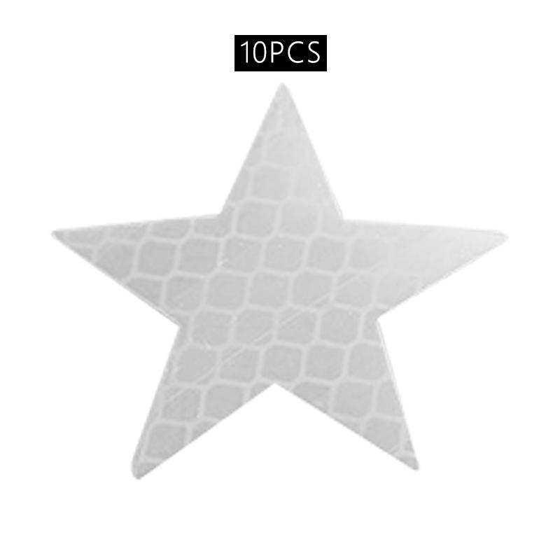 Star Shaped Reflective Stickers,Night Safety Warnings,Automotive Parts,Reflective Tape,For Various Vehicle Models