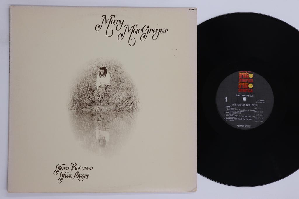LP Record MARY MACGREGOR - Torn Between Two Lovers ST50015 Ariola Records  1976 US Rock Used