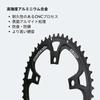 DJC Road Bike Chainring, 110BCD Double Chainring, 5-Arm Round, 2x, 50T, 34T, 53T, 39T, 52T, 36T, for Red Rival S350/S900 (52-36T)