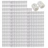 900Pieces Practical 5mm Diameter White Plastic Expansion Dowels Ideal for Home and Professional Construction Use