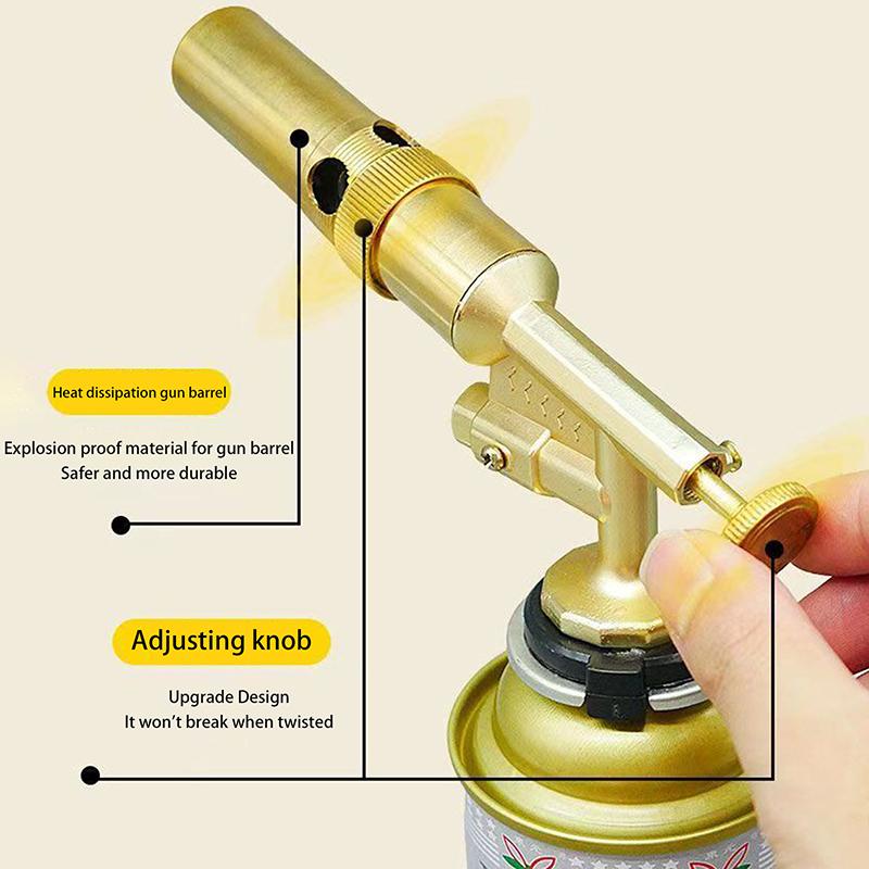 1Pc Welding Torch Gas Burner Flame Gun High Temperature Brass Copper Gas Torch Brazing Solder Propane Welding Plumbing