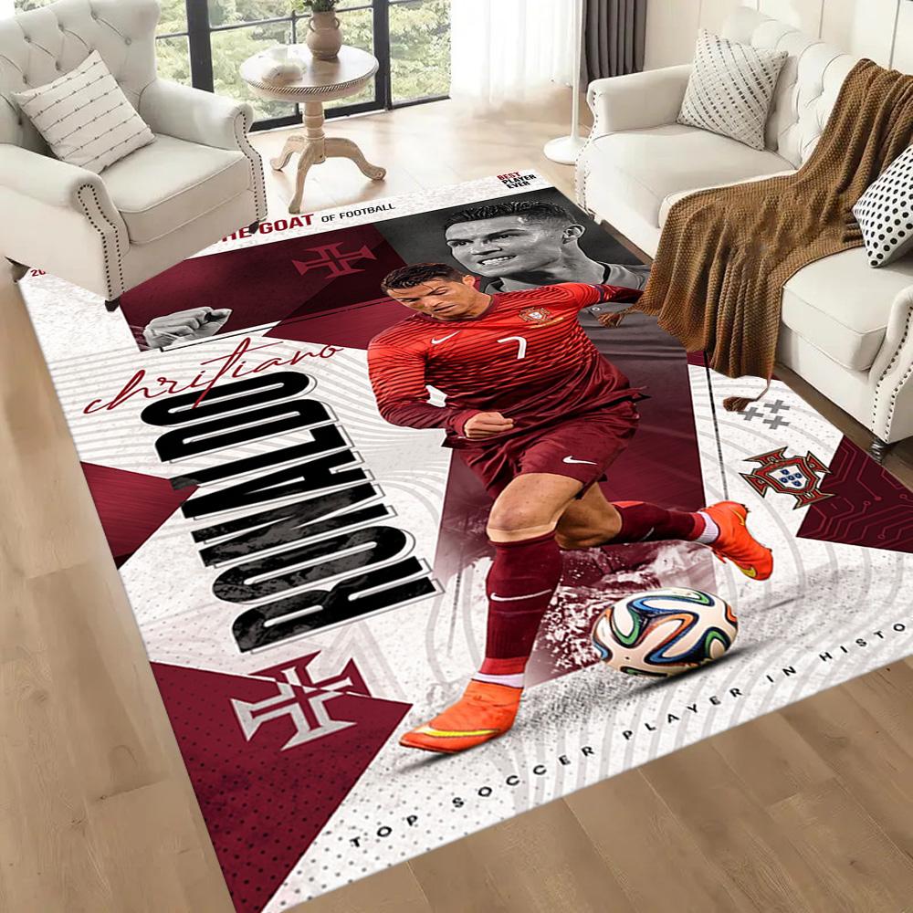 Cristiano Ronaldo 36 Area Rug Design for Study Room Game Room Hallway Kitchen Antislip Carpet Anime Office Decor