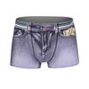 Hochwertige Herren-Baumwollshorts im europäischen und US-Stil Denim-Jeans Unterwäsche für Komfort