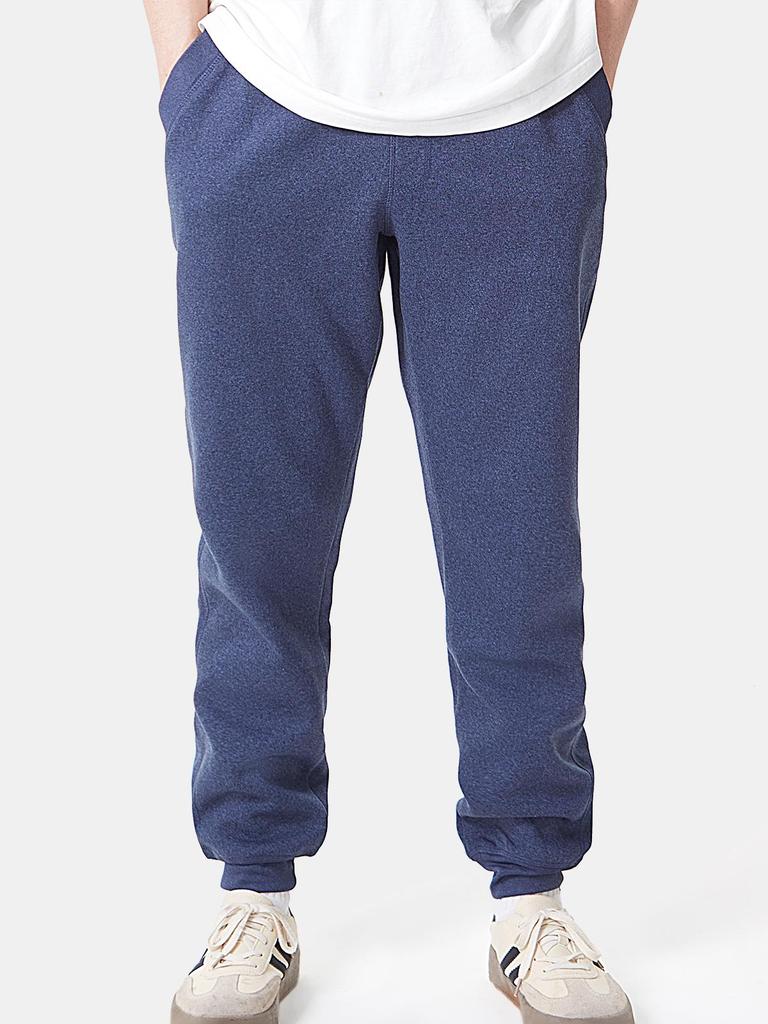Rose Beauty A Men's Autumn and Winter Loose Fleece Sports Casual Pants