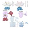 6 Styles Fashion Baby Doll Clothes Fit For 10-12 Inch Bebe Reborn Dolls Handmade Bebe Outfits Accesorios
