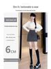 Gray Woolen Sequin Short Skirt - Women's Autumn/Winter 2025 French-Style High-End Design