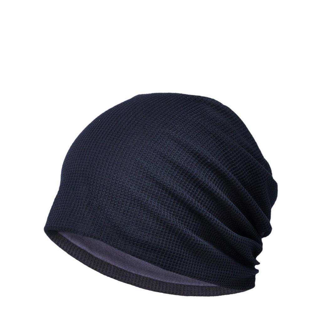 Women's Japanese & Korean Three-Legged Bird Beanie: Lightweight Waffle Cotton Sleep Cap for Spring/Summer Fashion