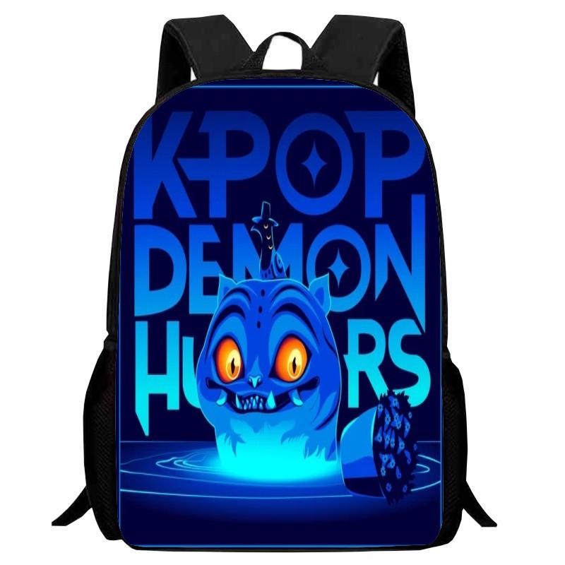 New Printed Witch Hunter K-POP Student Backpack, Elementary School Cartoon Huntrix Kpop Backpack