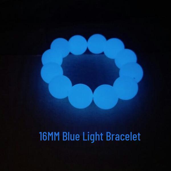 Świecąca w ciemności bransoletka dla par - Fluorescencyjny kamień Nocna Perła dla mężczyzn i kobiet