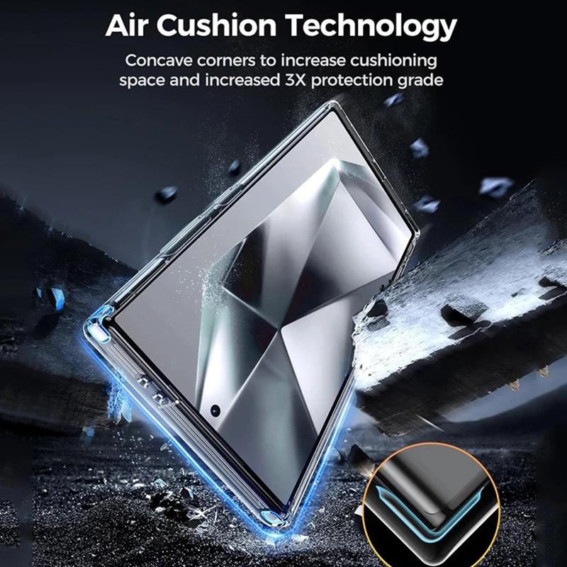 S24 Ultra Plus Hülle, Textur, transparent, weiche TPU-Rückseite für Samsung Galaxy S24 Ultra Plus, S 24 S24Plus S24Ultra, klare Silikon-Handyhüllen