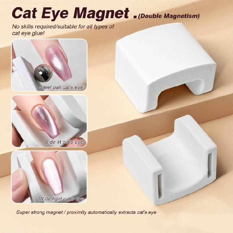 Professional Magnetic Nail Stand Secures Various Nail Shapes Ergonomic Portable Design For Artists And Enthusiasts