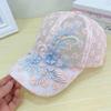 Fashion Baseball Cap Women's Summer Thin Mesh Breathable Lace Cap Sun Hat