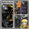 Cool Anime Narutos Phone Case For Samsung Galaxy S25 S24 S23 S22 S21 S20 FE Plus Ultra 5G Matte Magnetic