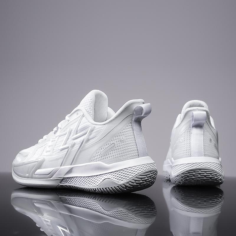 2024 Hot Selling Men's Comfortable Casual Sports Shoes Summer Shock Absorbable Luminous Net Breathable Basketball Shoes Shoes