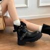 Martin boots women's new autumn retro women's shoes Maillard brown boots thick-soled black short boots