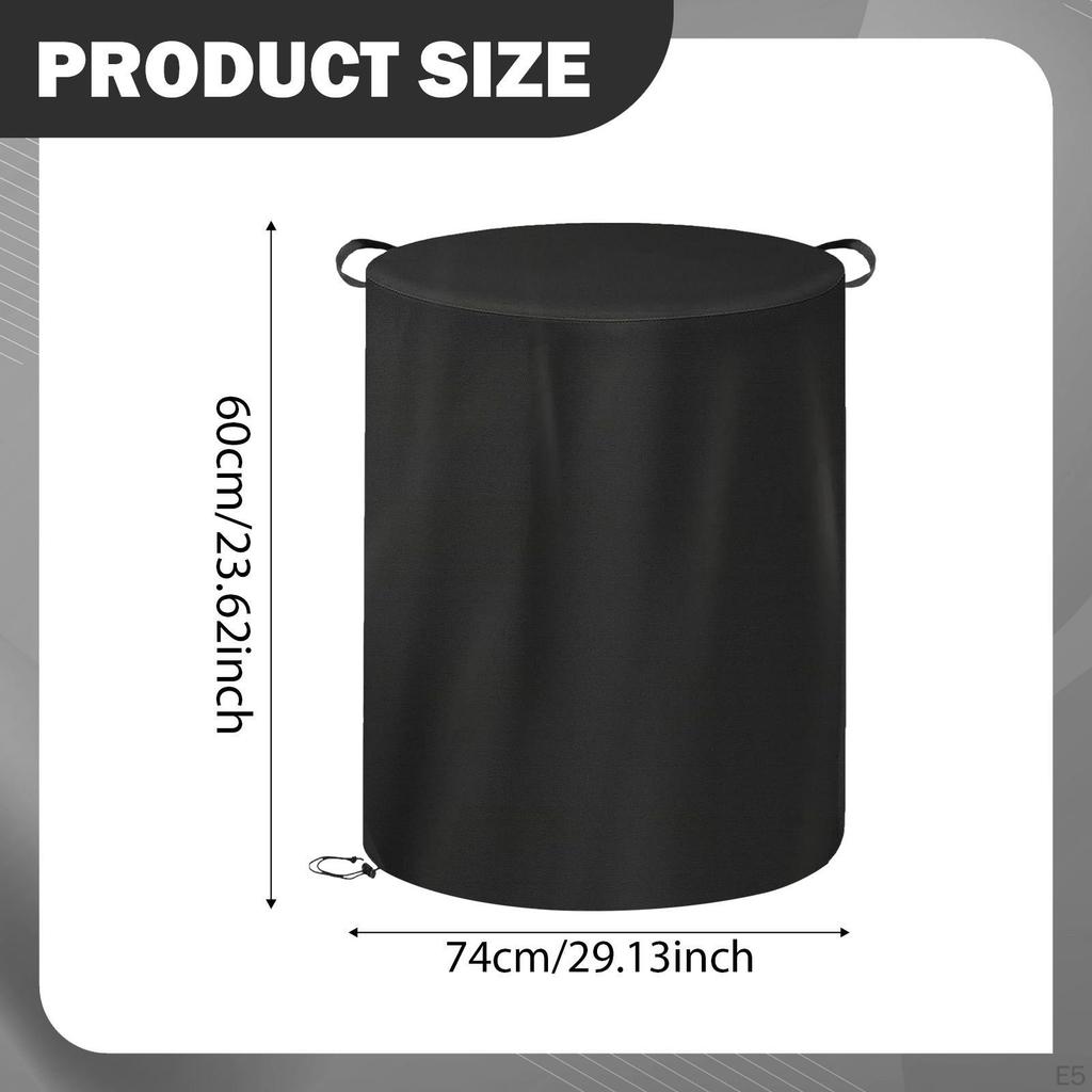 Fire Cover Column Easy To Install Patio Heater Protection Guard for Yard Lawn Outside Garden