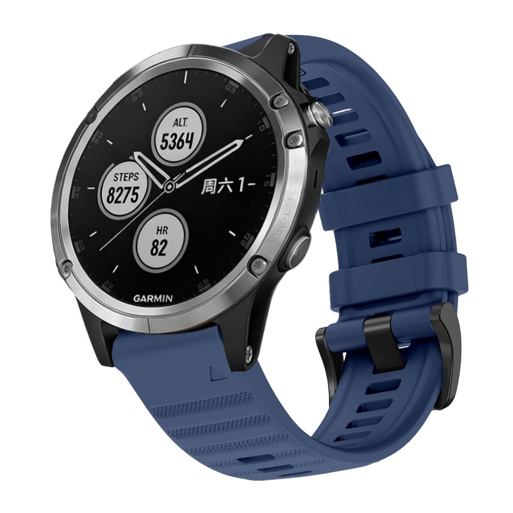 22/26mm Quick Fit Watch Strap for Garmin Fenix 5/Fenix 8Pro 47/51MM Waterproof Silicone Sports Watch Strap for Garmin Fenix 5