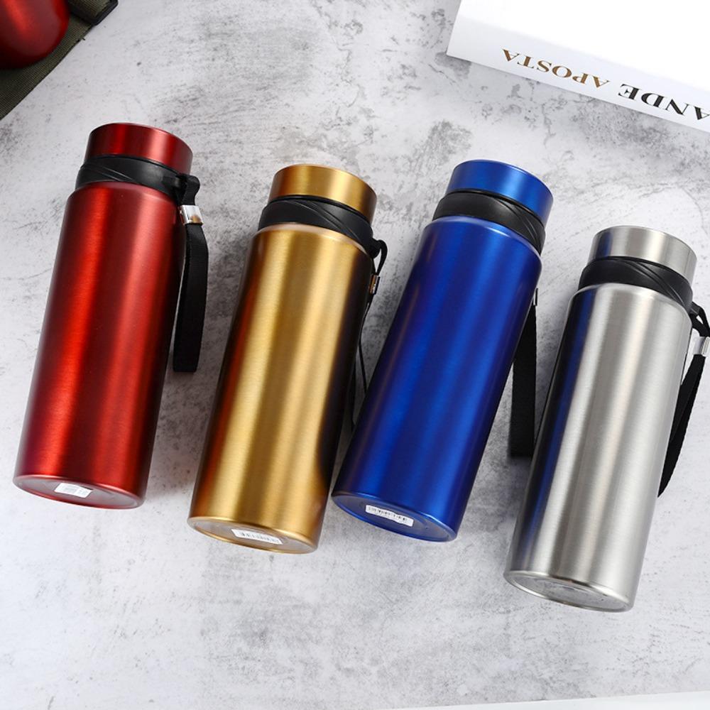 Large Capacity Vacuum Flasks 800/1000ml Thermos Cup Drinkware Insulated Bottle Outdoor
