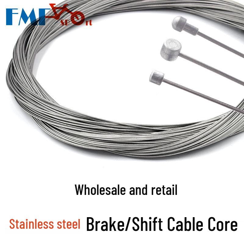 Stainless Steel Bike Brake & Gear Cable for Road, Mountain, and Folding Bikes