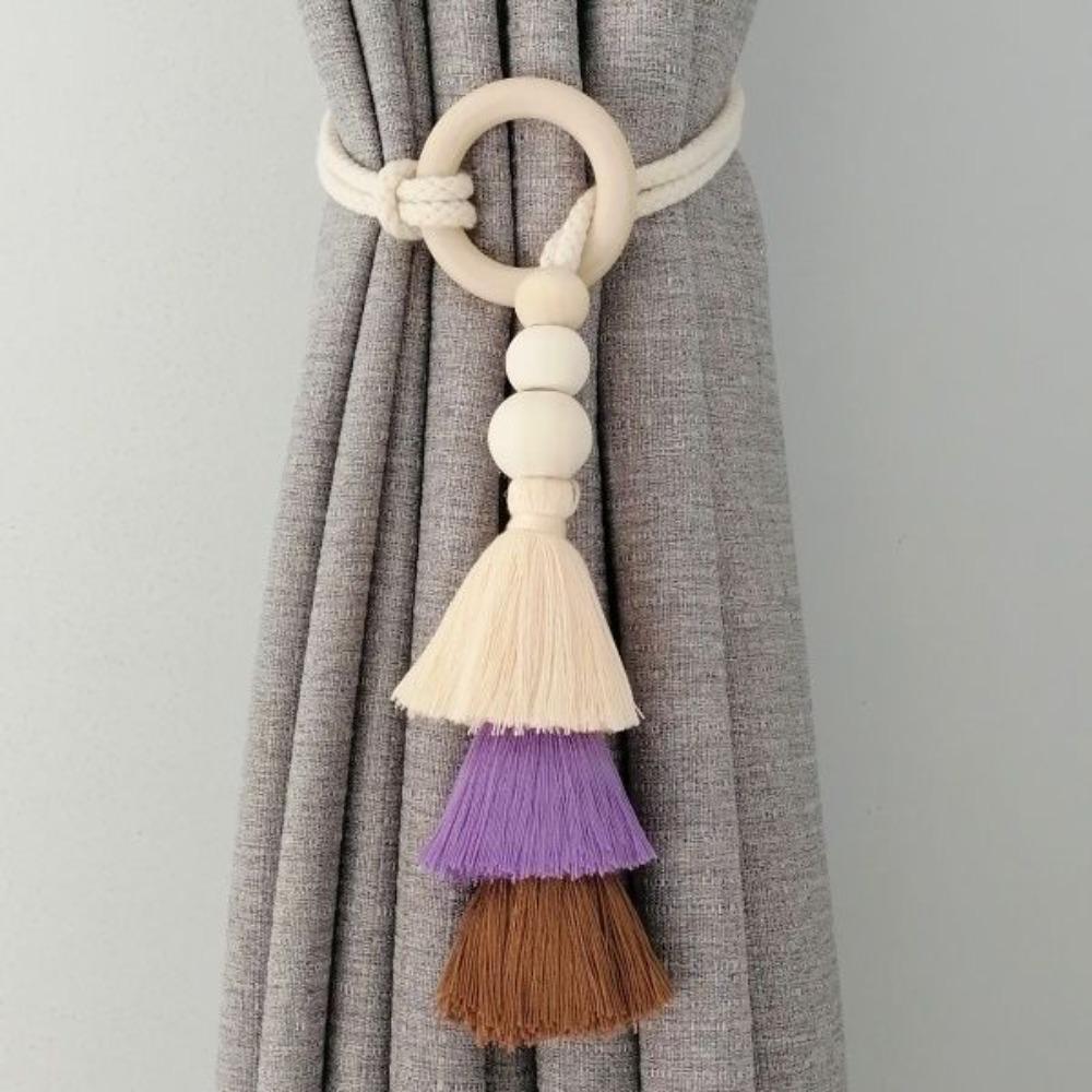 

Декоративные подхваты для штор с кисточками, простые веревки для штор, аксессуары для штор 1pc
