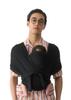 Konny Baby Carrier SoftBreeze Sling for Newborns Up To Comes with Storage Internationally Deep Sleep Carrier (Konny) 20kg, Bag, Certified, (black)