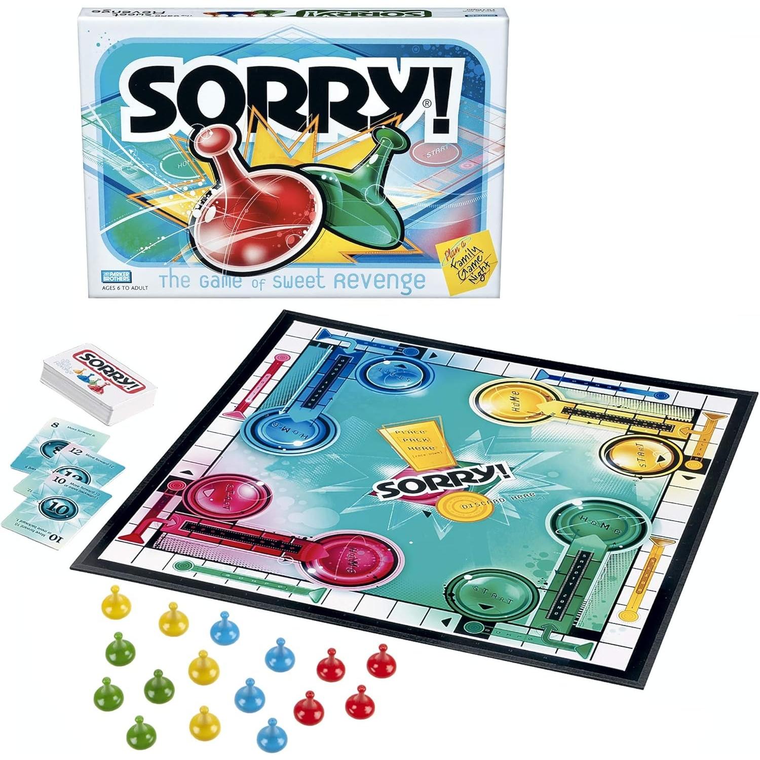 Sorry Chess Competitive Fun Thinking Board Game Intelligence Game Sweet Revenge English Card
