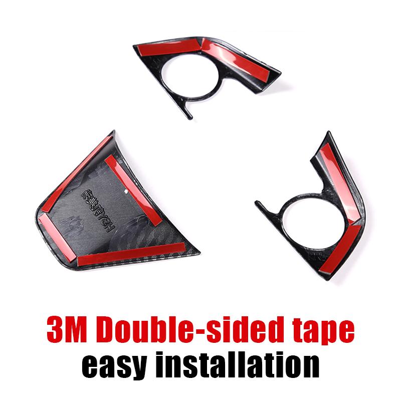 ABS Car Steering Wheel Button Panel Trim Case Cover Stickers Accessories For Toyota Camry 70 XV70 2018    2022