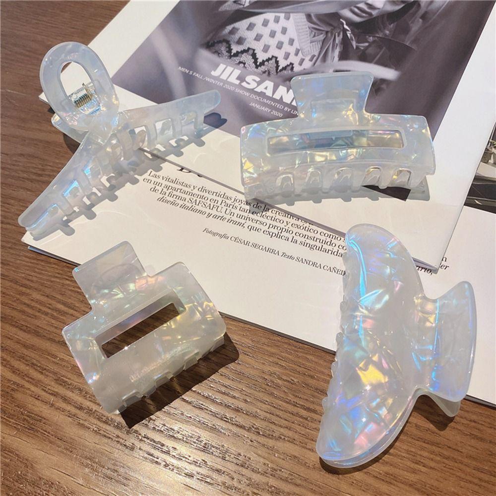 

Shark Clip Korean Style Crab Clip Acetic Acid Hair Claw Women Hair Clip Hair Accessories A