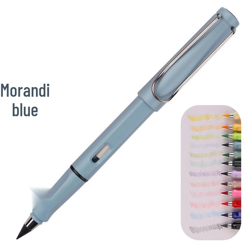 Erasable Posture Correcting Eternal Pencil - 12 Colors, No Sharpening Needed, Durable Lead, Perfect for Kids' Drawing.
