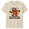This Is Un Bear Able Wheres My TShirt Coffee Bear Animal Humor Birthday Gift