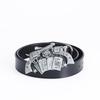 Western Cowboy Double Gun Zinc Buckle Cowhide Belt for Men - Casual Adult Style