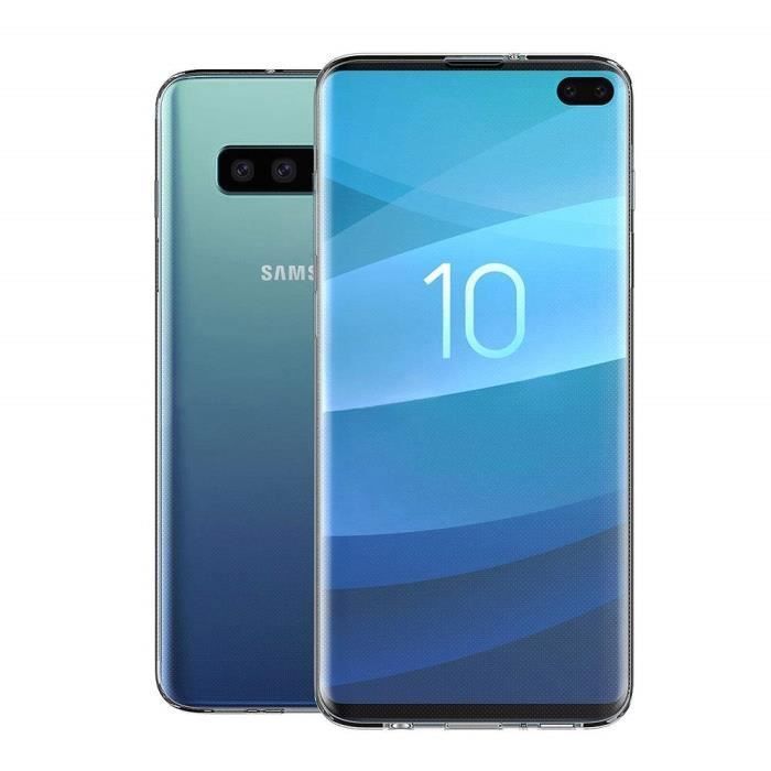 Coque - Phonillico - Samsung Galaxy S10 PLUS - Ultra Slim - Silicone Souple - Transparent