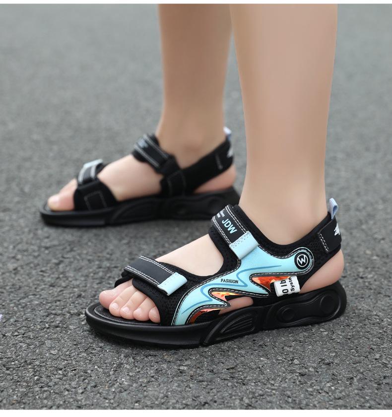 Non-Slip Boys' Casual Summer Sandals – Odor-Resistant, Soft Sole, Shock-Absorbing