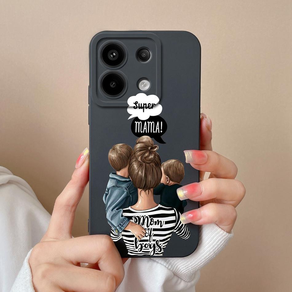 Case For Xiaomi Poco X6 Pro Anime Soft Liquid Silicone Full Protection Shockproof Phone Cover For PocoX6 X6Pro Protector Coque