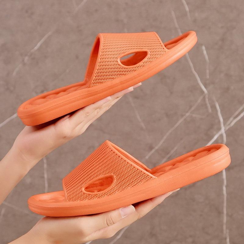 Non-Slip Slippers Men Women Indoor Home Eva Slides Bathroom Waterproof Shoes Deodorant Soft Bottom Outer Wear Sandals Flip Flops