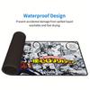Heroic Adventures Manga Large Gaming Mouse Pad Nonslip Rubber Base Waterproof Desk Mat For Office Pc Laptop