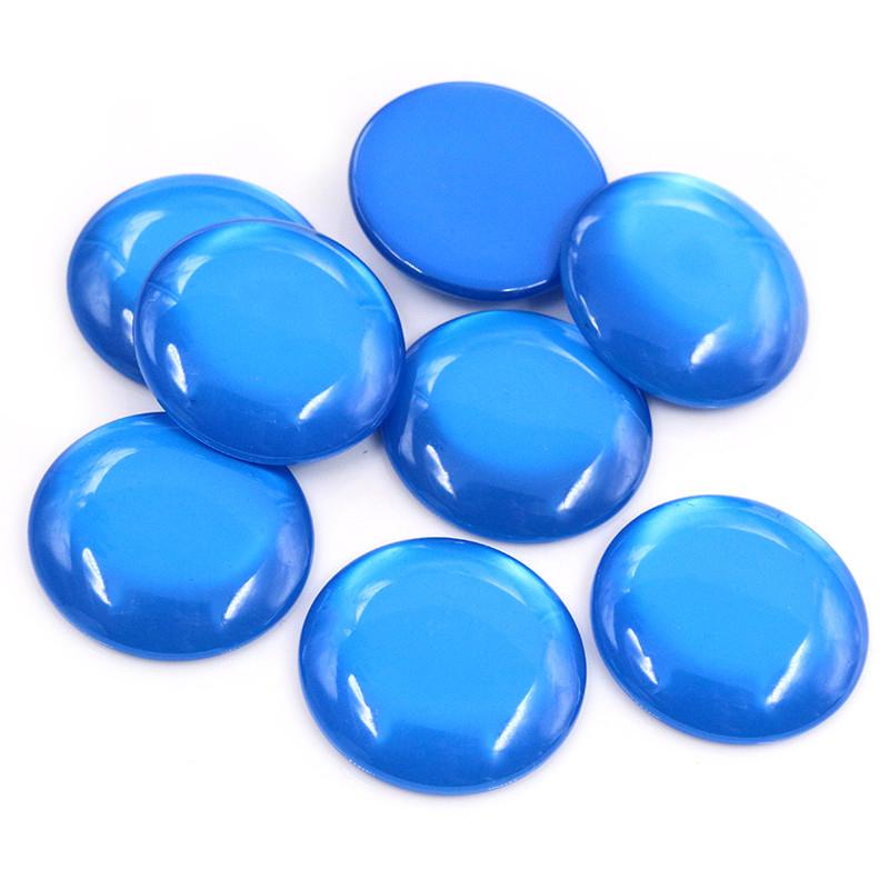 10pcs/lot 25mm Multi Mixed Color Flat Back Resin Cabochons Cameo Fit 25mm Cameo Base Domed Jewelry Accessories Supplies