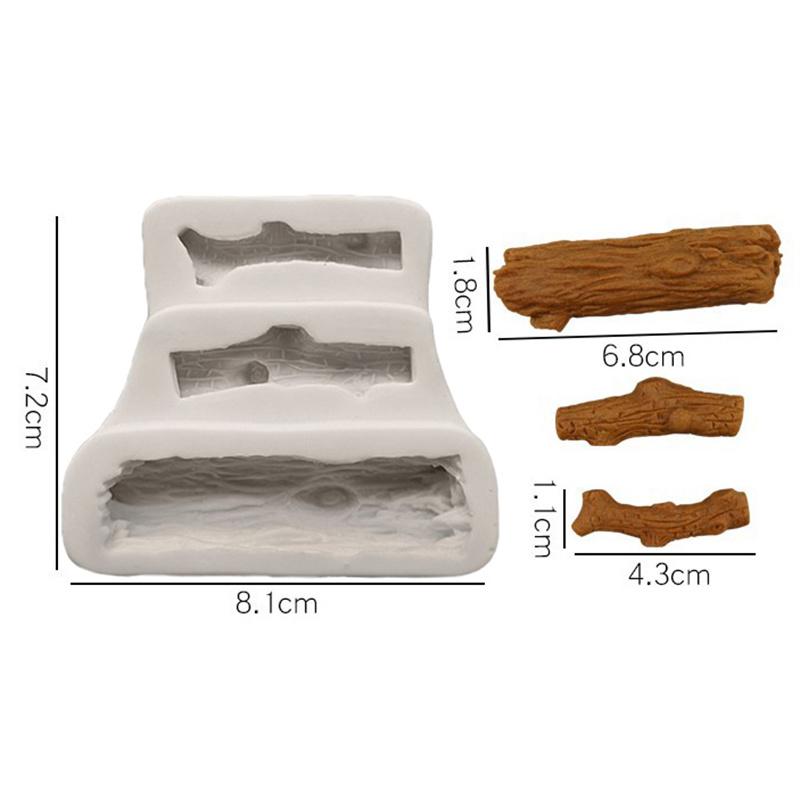 

3D Tree Branch Fondant Silicone Mold Branches Gumpaste Chocolate Mould DIY Baking Cake Decorating Tools