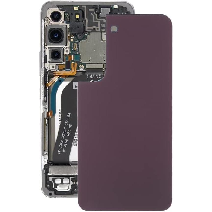 Replacement Battery Back Cover for Samsung Galaxy S22,Back Housing Repair Part for Galaxy S22 (Red)
