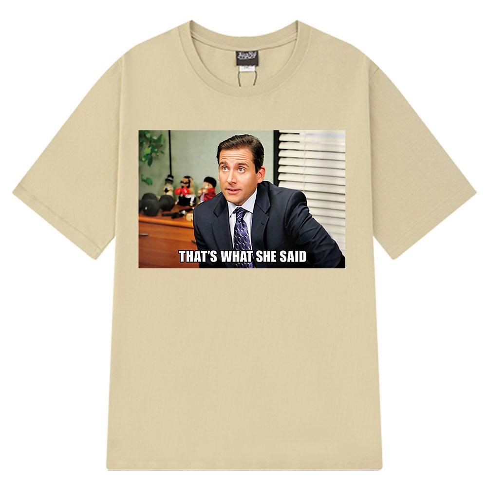 

Майкл Скотт, Это та футболка, которую она упомянула для телесериала «Офис» Дуайт Шрут Джим Халперт Футболка из чистого хлопка 4XL