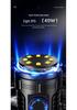 Rechargeable Ultra-Bright Eight-Eyed Monster Flashlight with Red Warning Light for Outdoor and Household Use