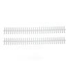 10 Pcs Loose Leaf Binding Spine 30 Hole Cuttable Wear Resistant PP Plastic 10mm Binding Comb for Student
