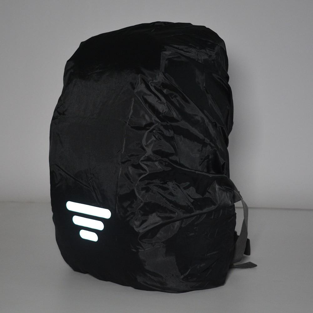 Rain Cover for Backpack 2-Pack XL 60-70L Black Waterproof Reflective