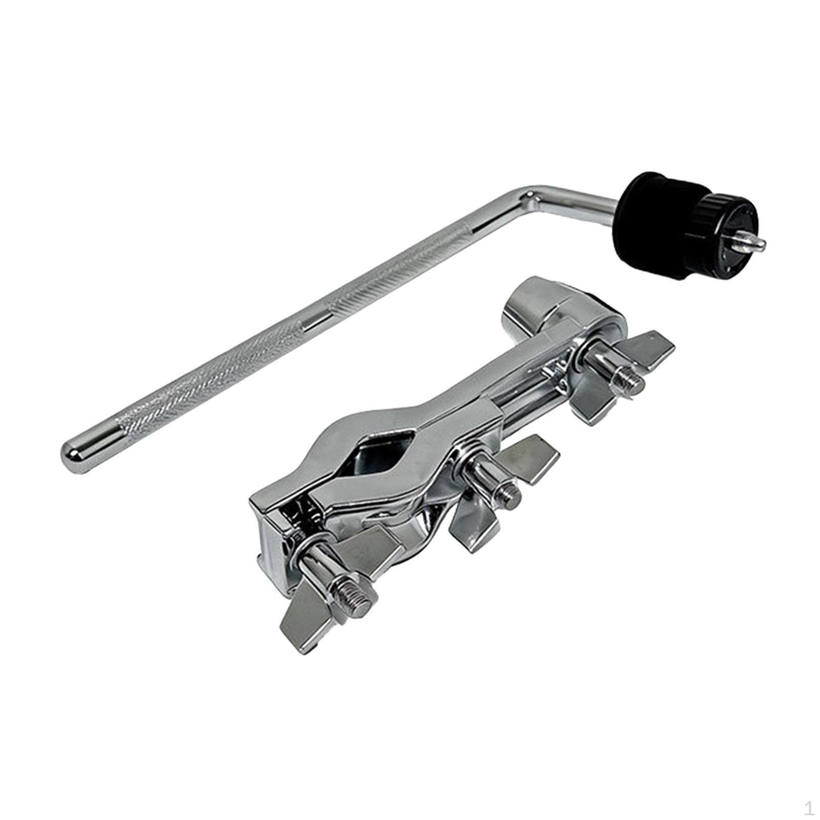 

Accessory Extension Clamp Bracket, Adjustable Angle Mounting, Practical Hardware, Alloy Mounting Cymbal Clip