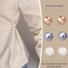 6 Stück Doppelperlen Broschen Pins Anti-Fading Exquisite Elegante Broschen für Damen Pullover Cardigan Clip Mantel Sommerkleid Schmuck
